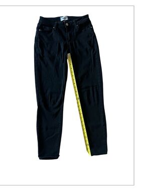 PAIGE Black Denim Jeans with Branded Waist Label